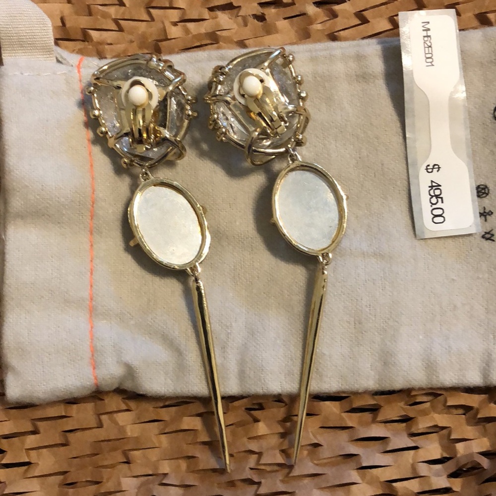 Alexis Bittar Cage Clip On earrings - Picture 4 of 5